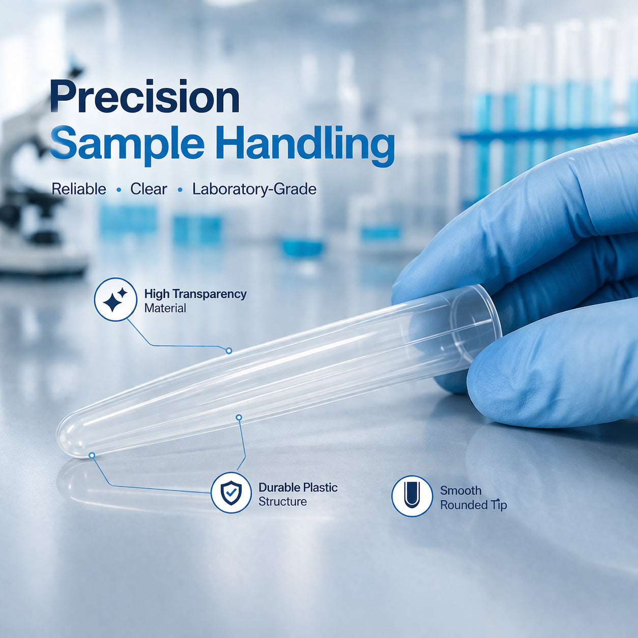 Clinsam 5mL Centrifuge Tube – Snap-On Cap