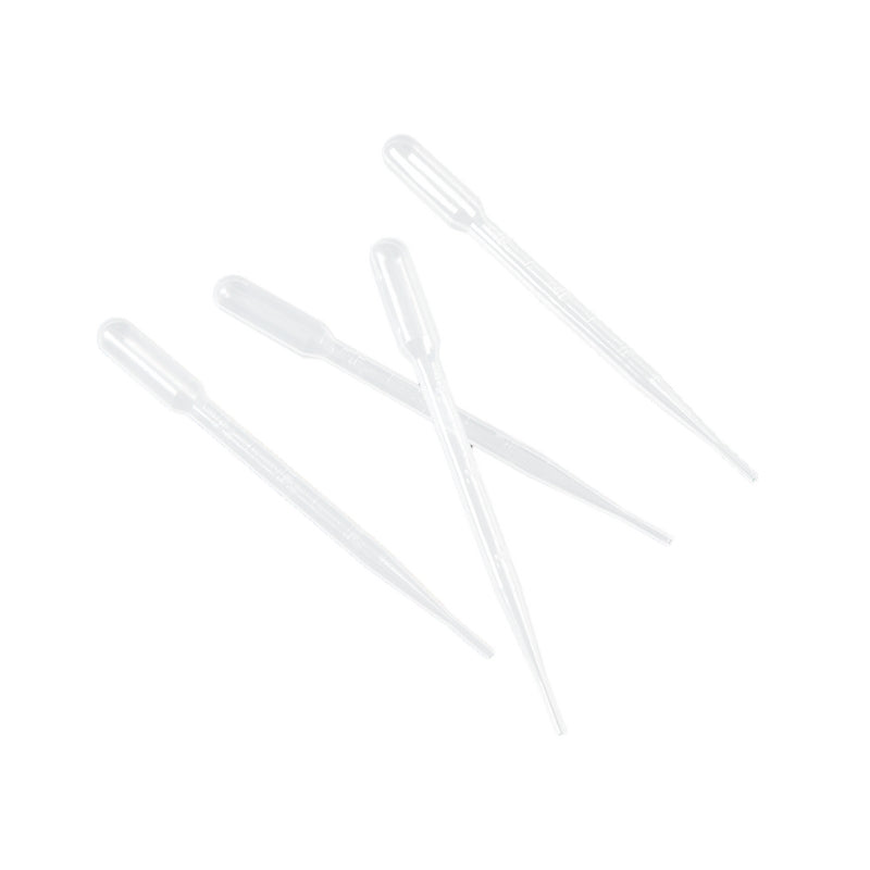 3.5mL Transfer Pipette Droppers with Bulb Draw