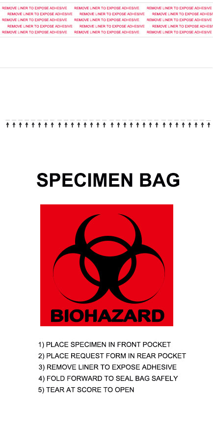 Adhesive Tape-Over Absorbent Pad 6" x 9" – Front & Rear Specimen Protection