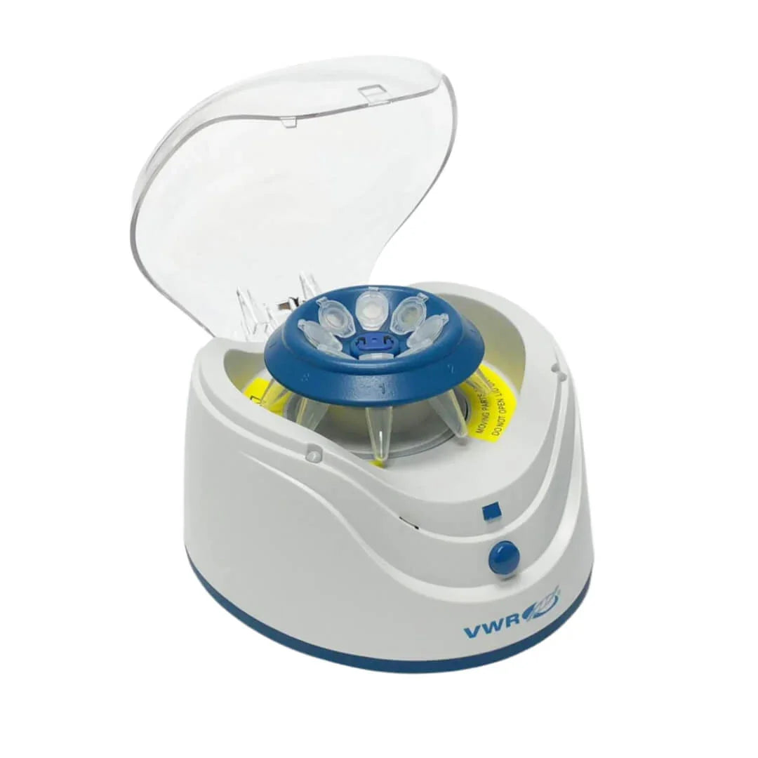 Eight-slot VWR-compatible microtube centrifuge