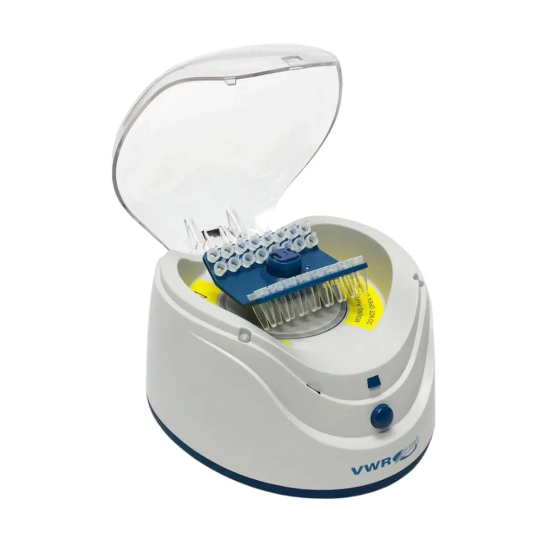Eight-slot VWR-compatible microtube centrifuge