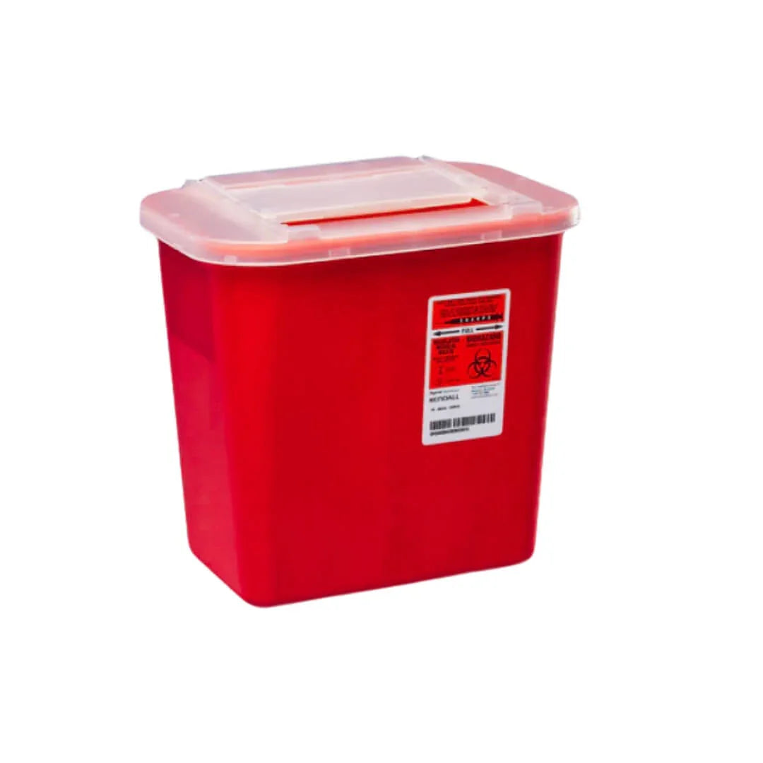 Covidien sharps container 2 gallon OSHA compliant