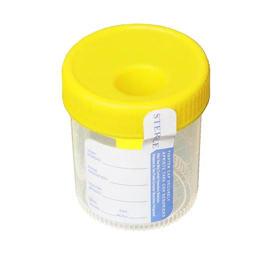 LS Urine Cup 90mL x 53mm – Sterile, Leak-Proof Specimen Aid