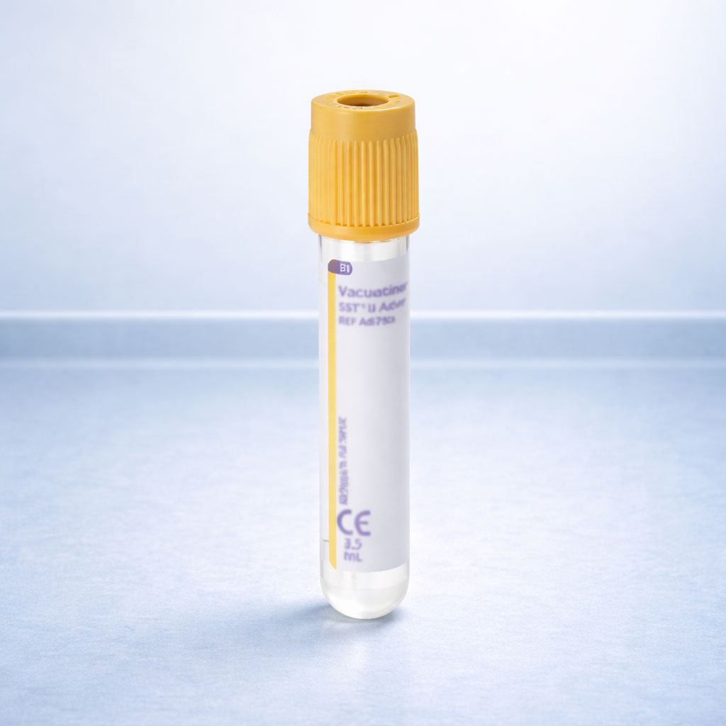Tube Blood Collect Gold SST 3.5mL 100/PK