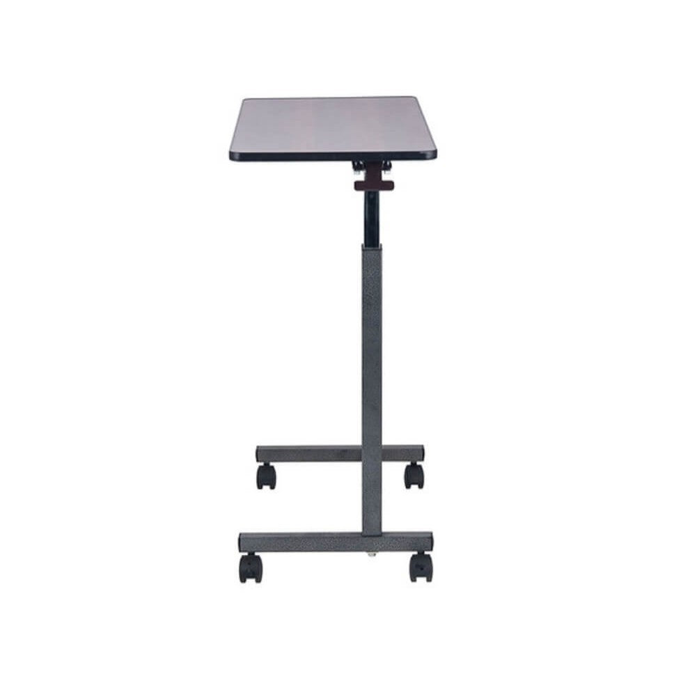 Overbed Table – Adjustable Height & Angle, Mobile Rolling