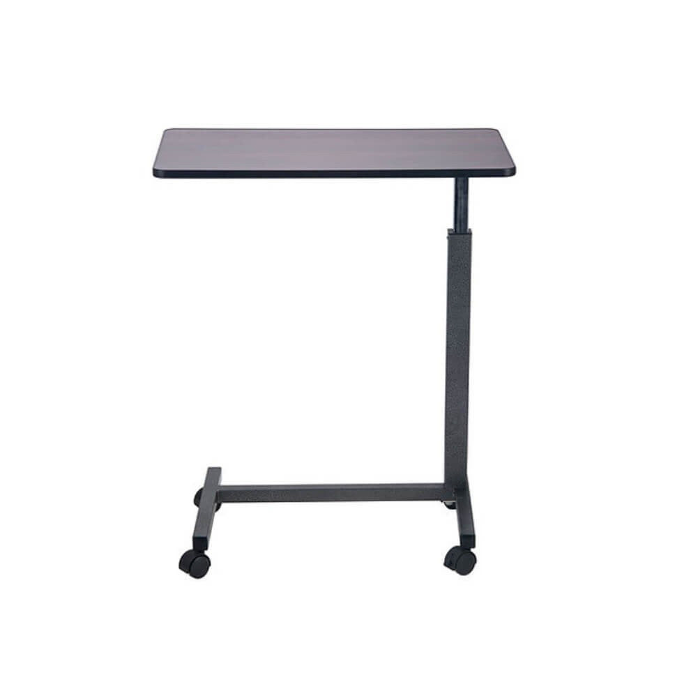 Overbed Table – Adjustable Height & Angle, Mobile Rolling