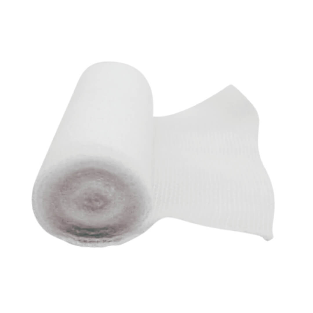 Roll Gauze Non-Woven Not Cotton Flexible Non-Sterile Clean White 2" X 5 Yards