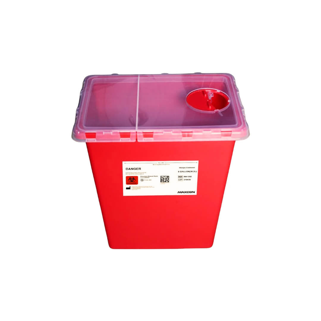 Secure Lock 8 Gallon Sharps Container – Rotation Lid