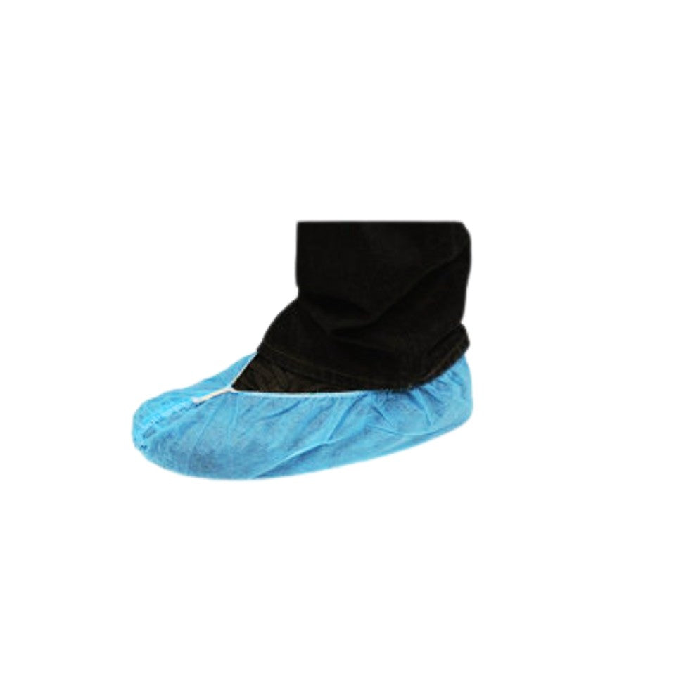 Blue Non-Skid Polypropylene Shoe Covers – Disposable Protection