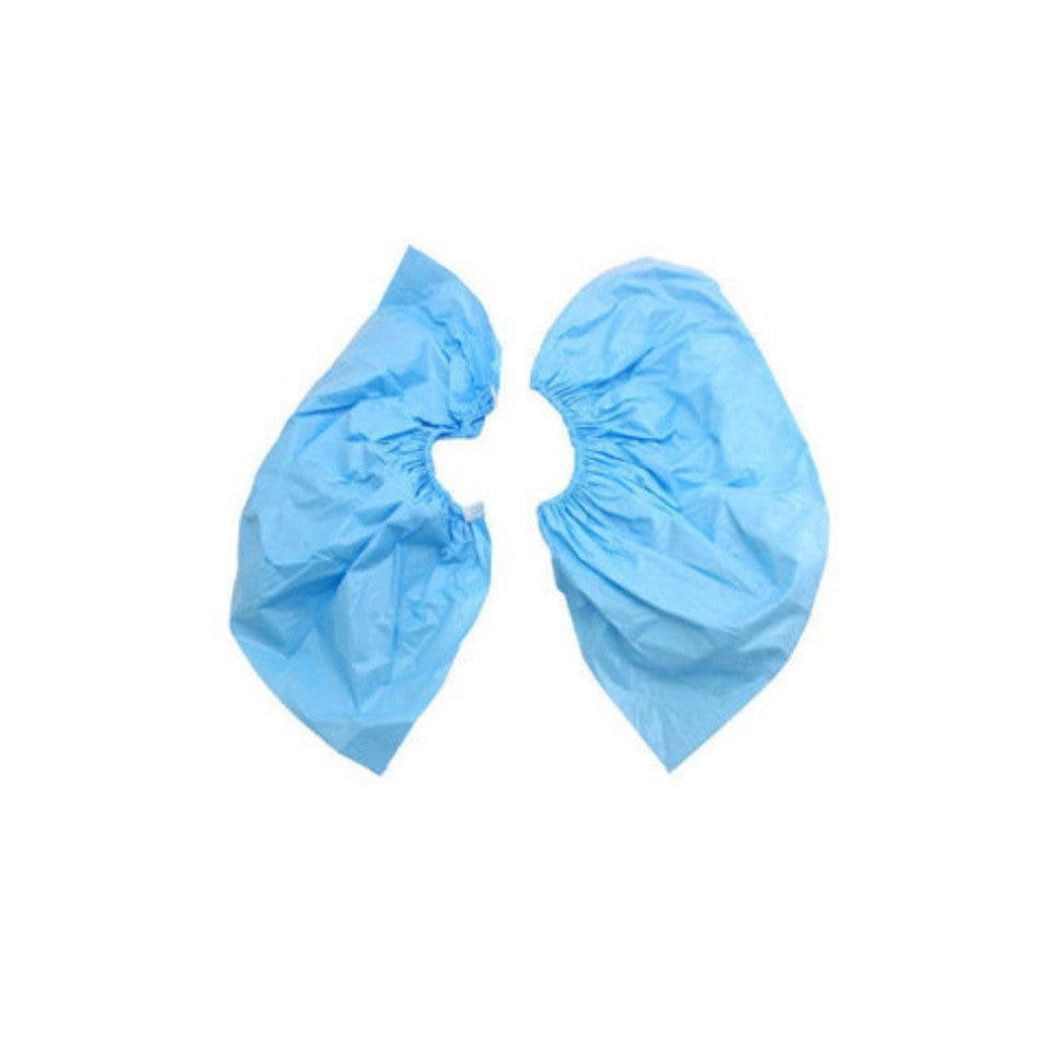 Blue Non-Skid Polypropylene Shoe Covers – Disposable Protection