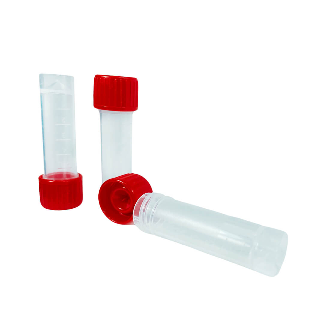 5mL Conical Transport Tubes – Screw Cap, Leak-Resistant, Sterile