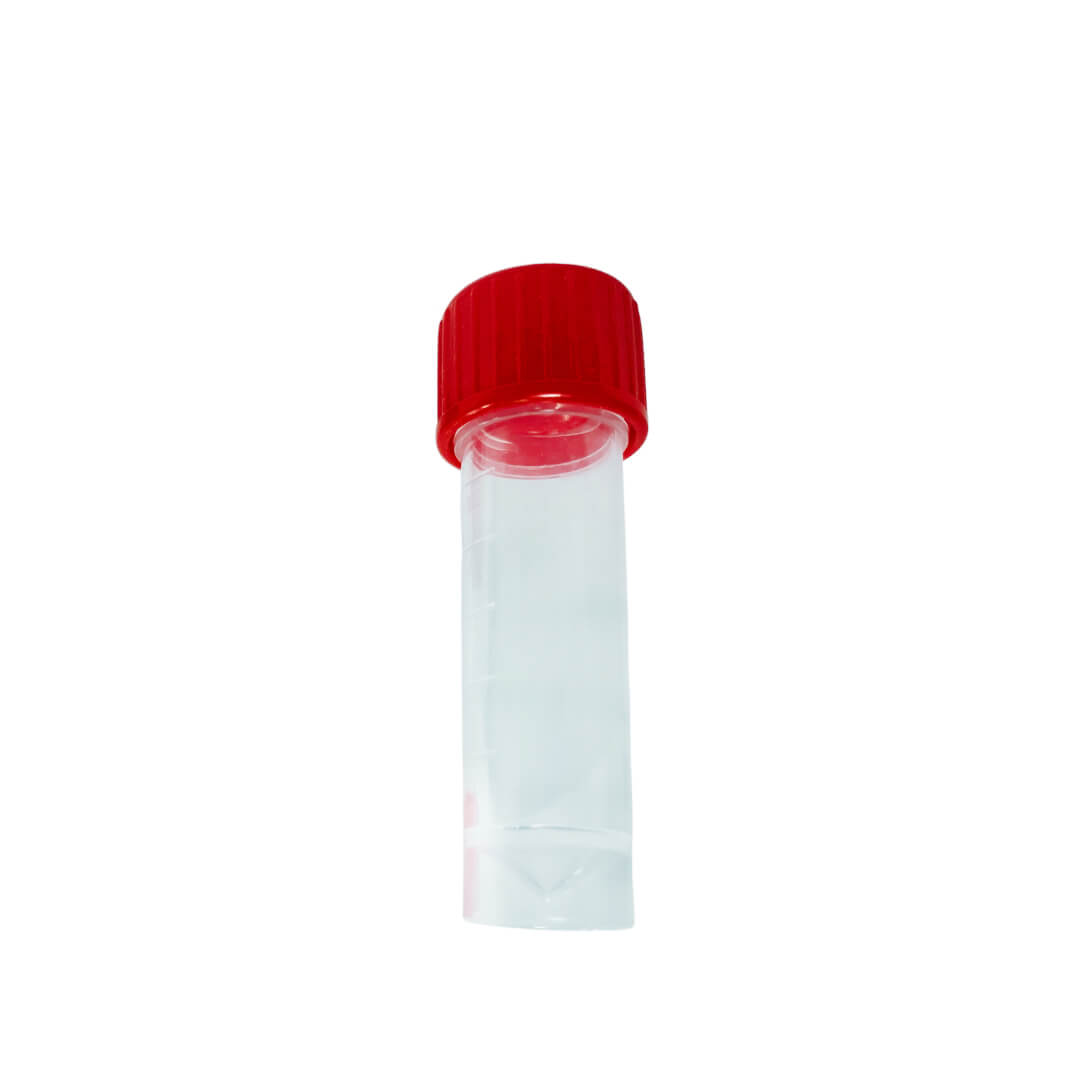 5mL Conical Transport Tubes – Screw Cap, Leak-Resistant, Sterile