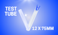 CLINSAM 02311 12 × 75 mm Polystyrene (PS) Test Tubes