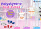 Clear Polystyrene Test Tubes for Laboratory Applications