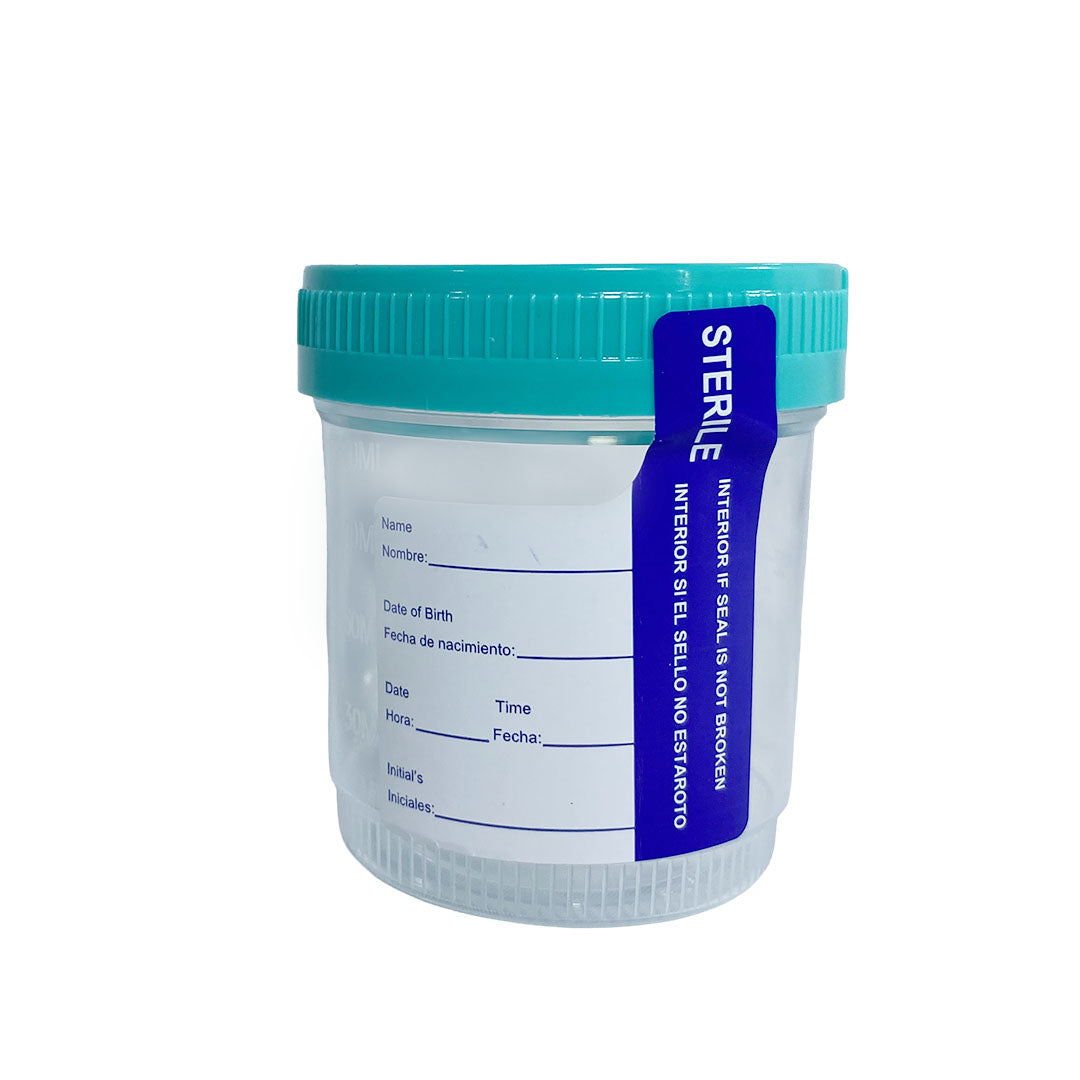 90mL Urine Specimen Cup – 53mm Leak-Proof, Sterile Container