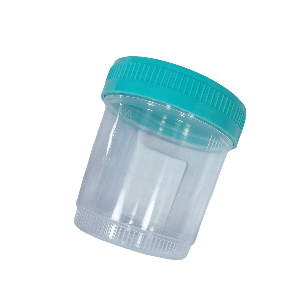 90mL Urine Specimen Cup – 53mm Leak-Proof, Sterile Container