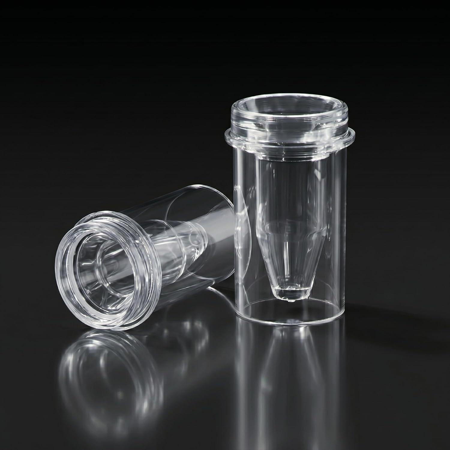 0.5mL Sample Cups 0.53 x 0.96in (13.55 x 24.5mm), Polystyrene, 1000 pcs