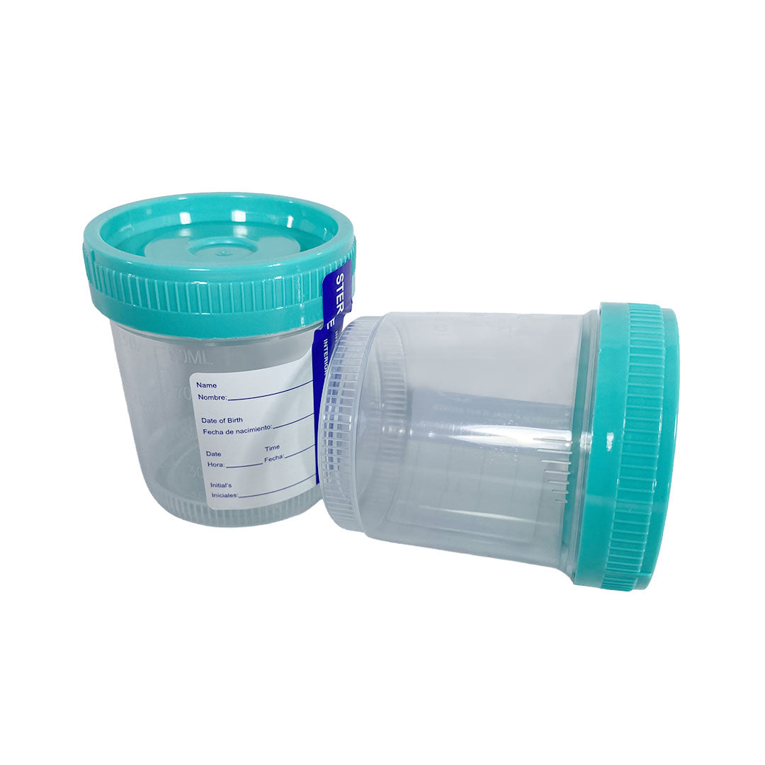 90mL Urine Specimen Cup – 53mm Leak-Proof, Sterile Container