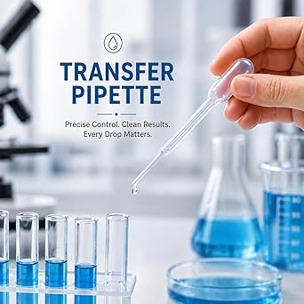 Transfer Pipette Dropper 0.9mL – Bulb Draw, Disposable