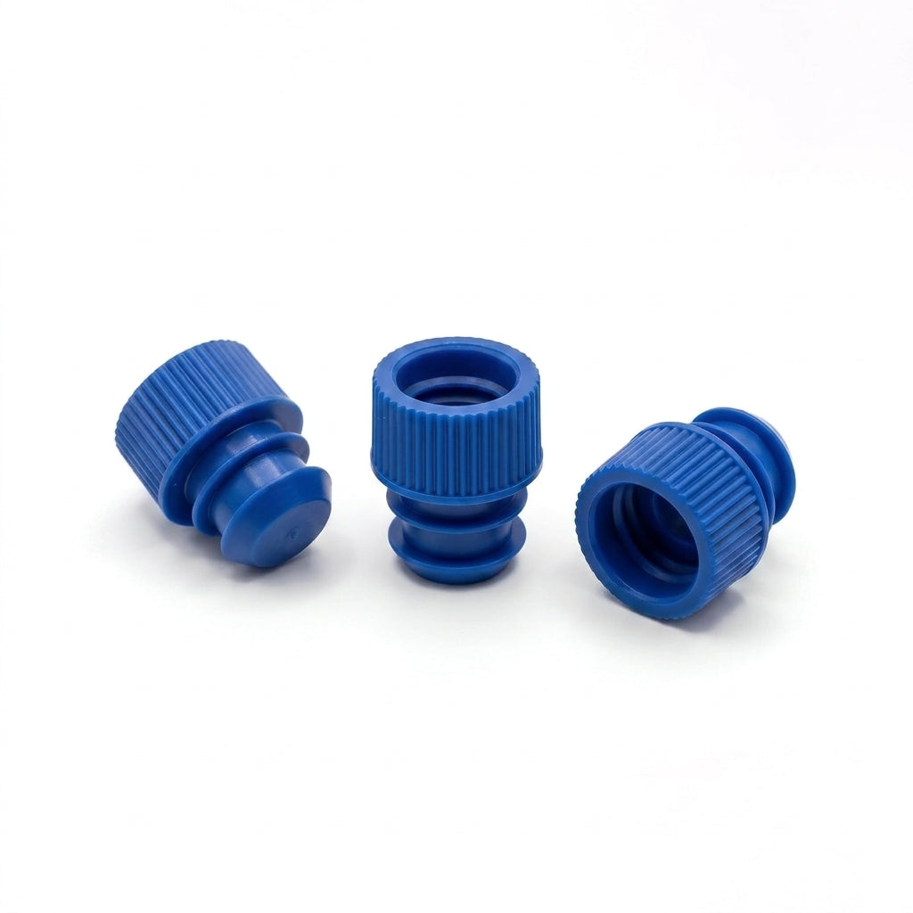 Flange Plug Caps for Test Tubes 13x100mm, 1000 pcs (Caps Only)