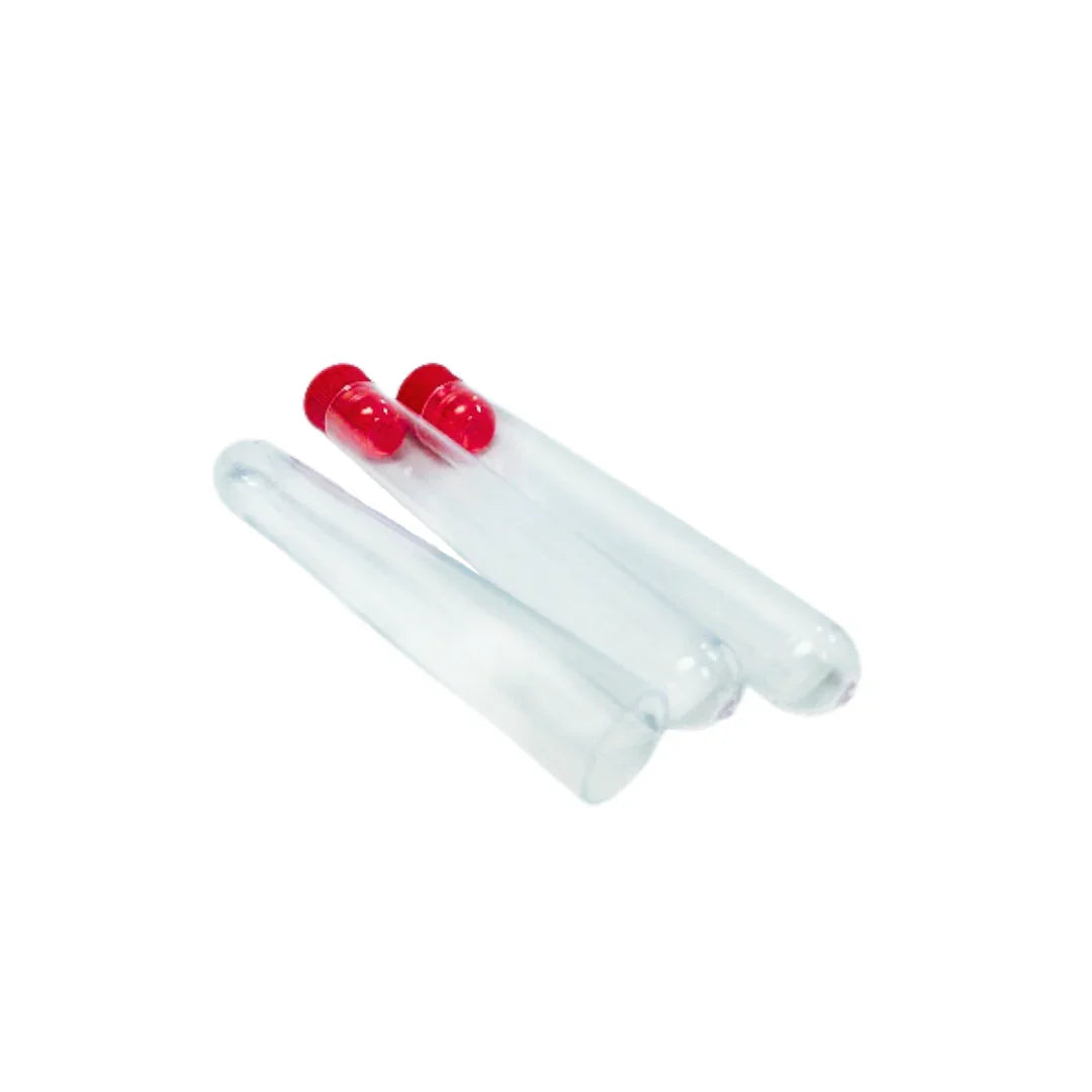 16x100mm PS Test Tube – Clear Polystyrene, Lab-Grade