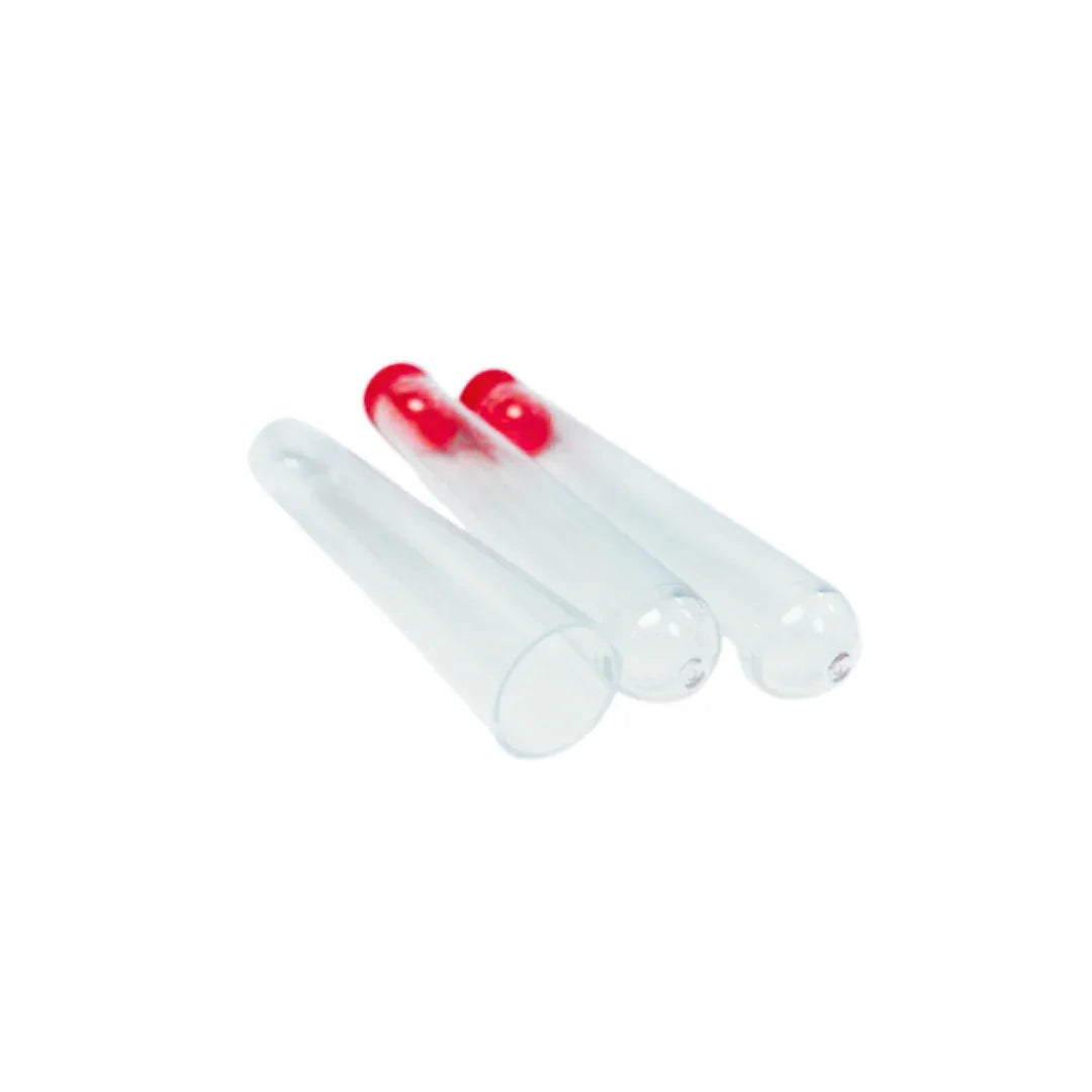 16x100mm PS test tube made of clear polystyrene for lab use