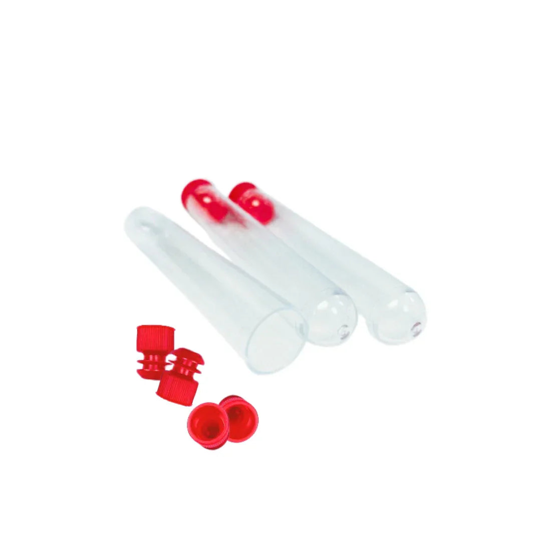 16x100mm PS Test Tube – Clear Polystyrene, Lab-Grade