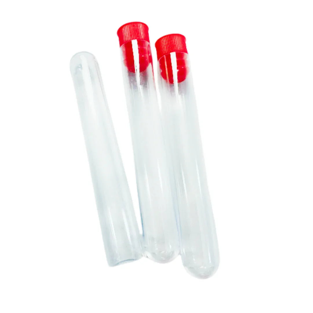 Durable 16x100mm polystyrene test tube for specimen collection
