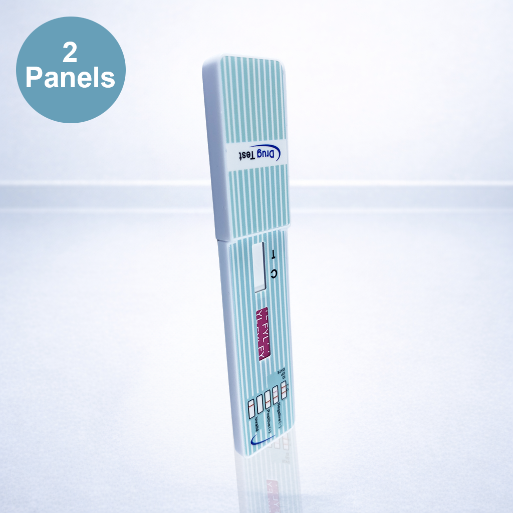 Multi-Drug 2 Test Panel - 20 Test, 4mm THC, COC, MAMP