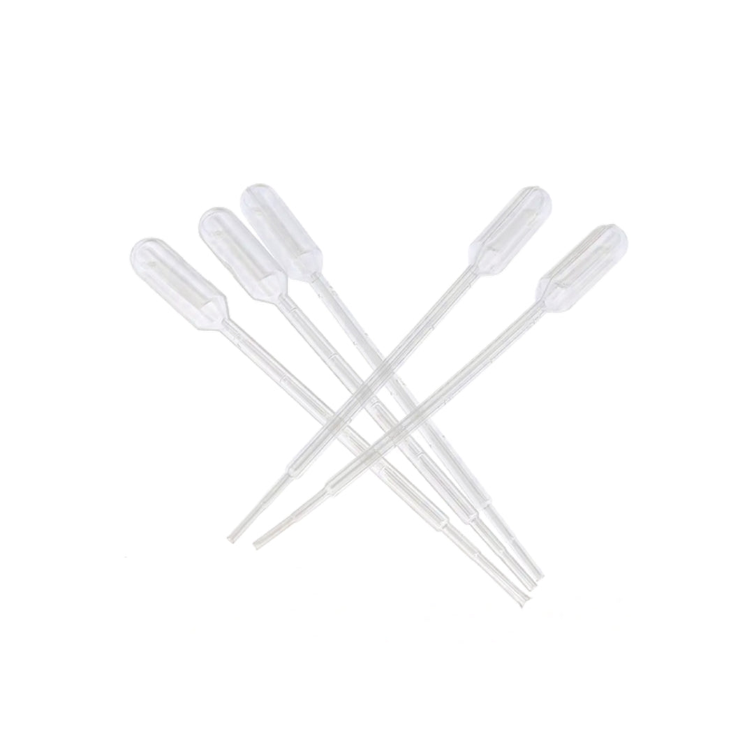 3.0ml Transfer Pipette Droppers with Bulb Draw – Disposable