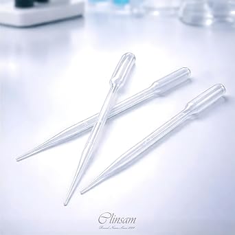 3.5mL Transfer Pipette - Disposable Transfer Pipettes Dropper 150mm Length, Bulb Draw, Capacity 3.5mL, Graduated to 1mL, 500 Pipet/Box