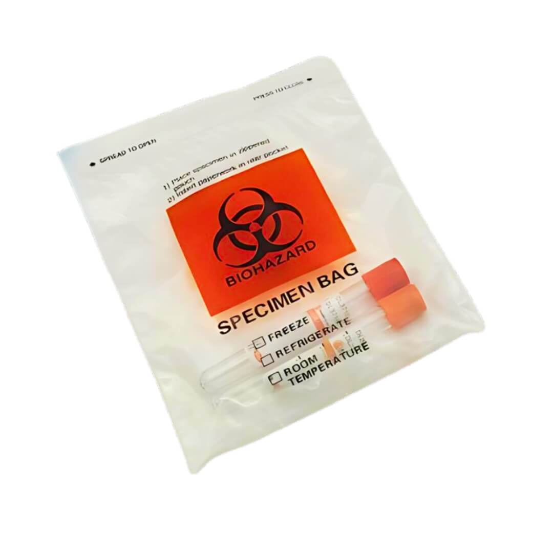 8x10 biohazard specimen bag with ziplock