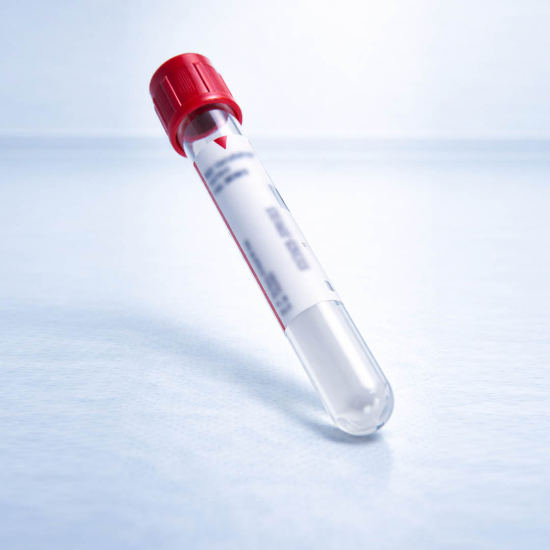 Blood Collection Tubes – SST Red Top 8.5 mL | 100/Pack, 10 Packs/Case