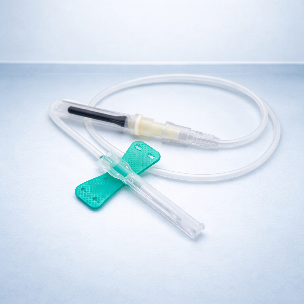 Safety Butterfly Needle – 23G x 3/4" Sterile | 50/Box, 20 Boxes/Case