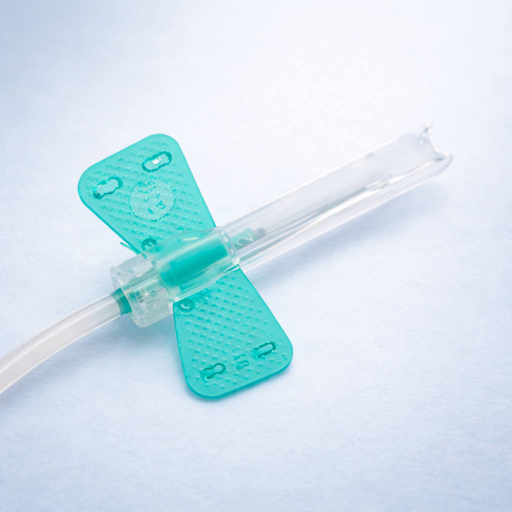Safety Butterfly Needle – 23G x 3/4" Sterile | 50/Box, 20 Boxes/Case