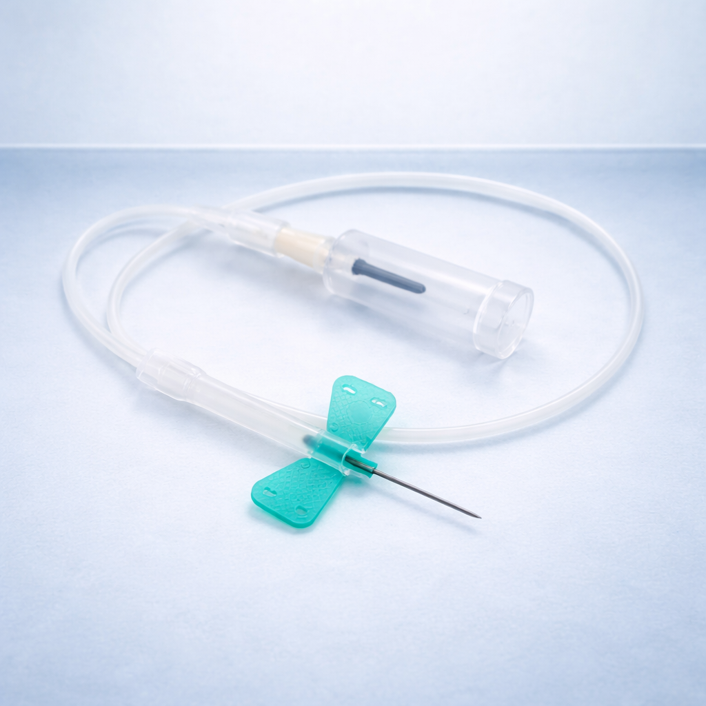 Safety Butterfly Needle – 23G x 3/4" Sterile | 50/Box, 20 Boxes/Case