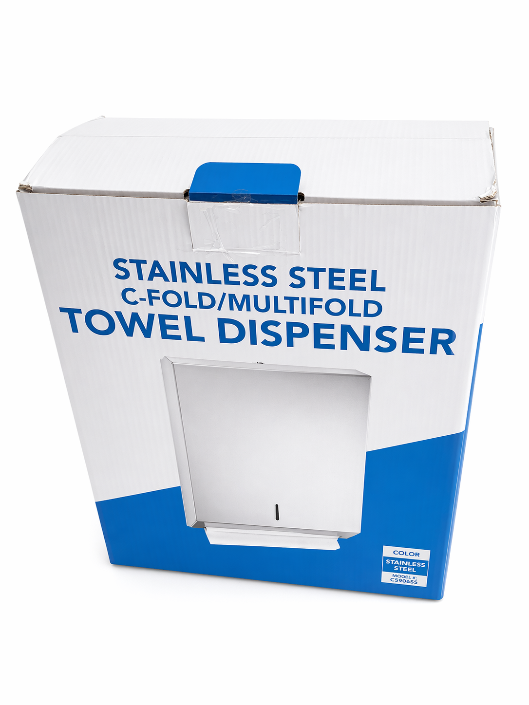 Stainless Steel Paper Towel Dispenser – C-Fold / Multifold Wall Mount