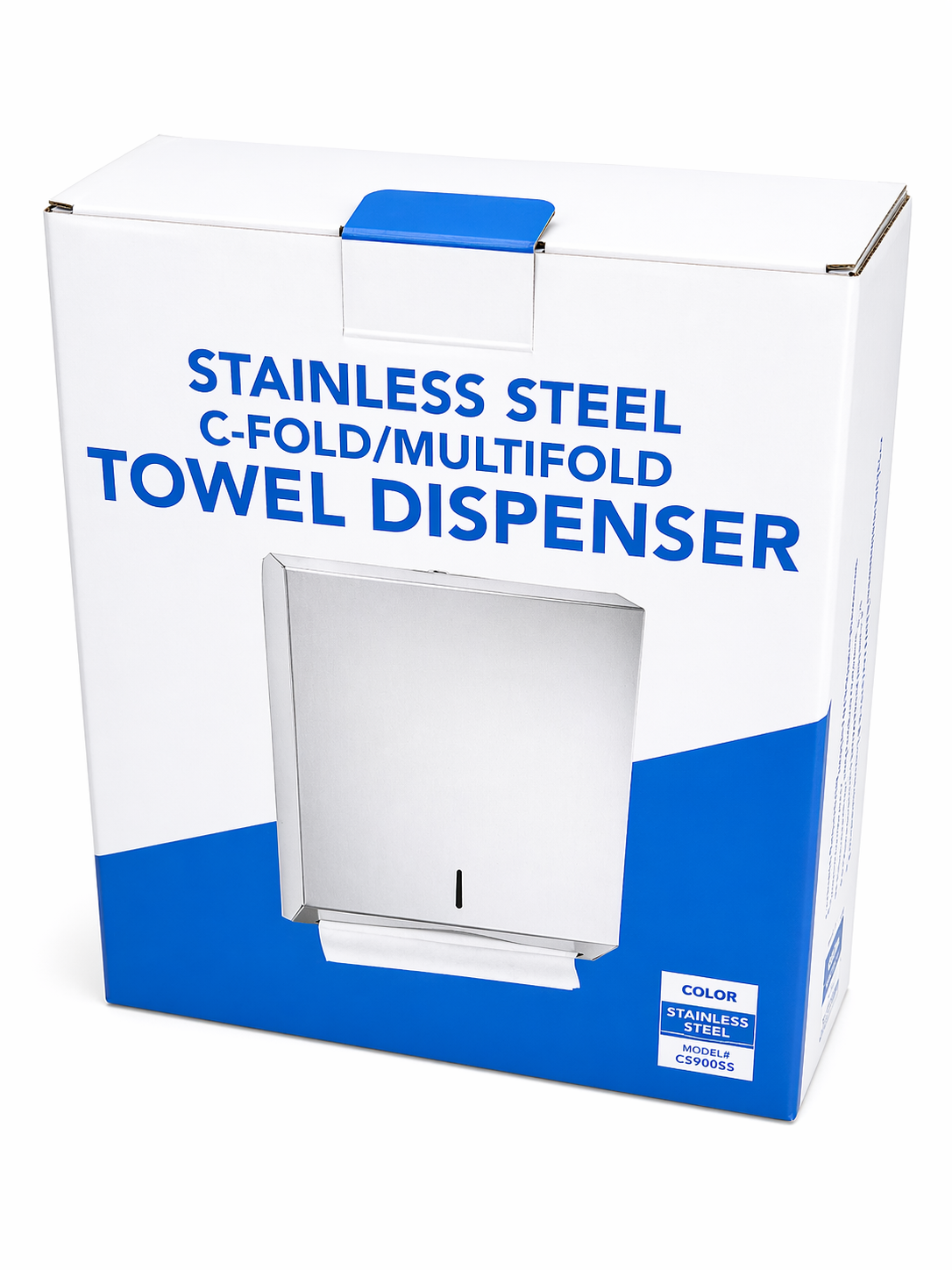 Stainless Steel Paper Towel Dispenser – C-Fold / Multifold Wall Mount