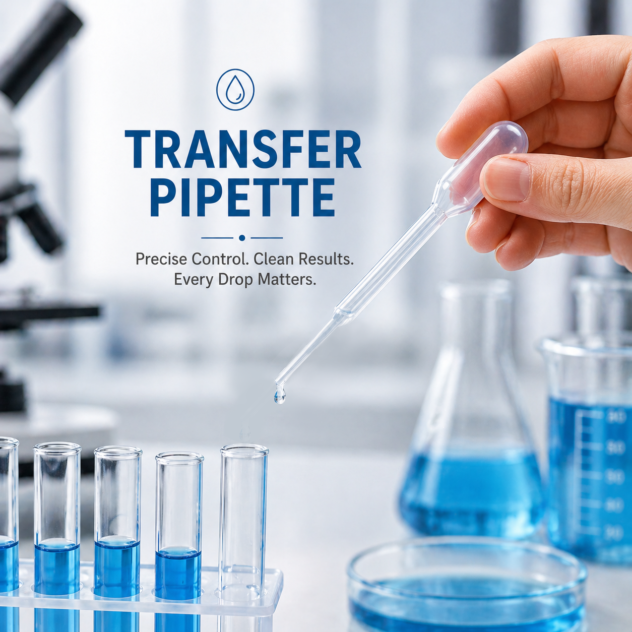 Transfer Pipette Dropper – 1 mL x 87 mm (1000 Pcs)