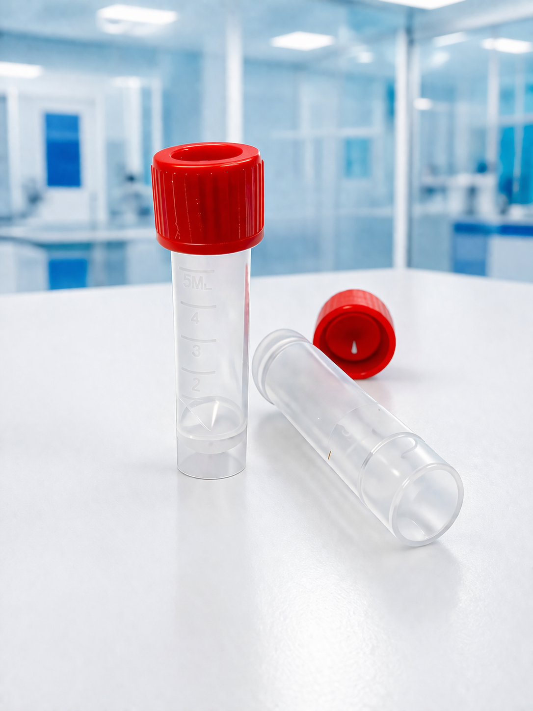 Transport Tube 10mL – Screw Cap, Sterile, Leakproof