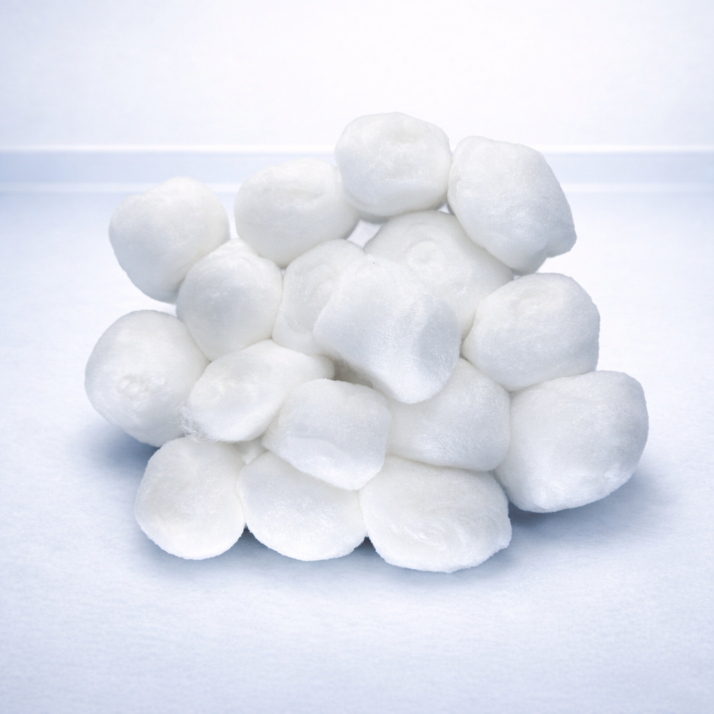 Cotton Balls – Medium, Non-Sterile, 100% Pure Cotton, Medium, 2000BG 2BG/CS