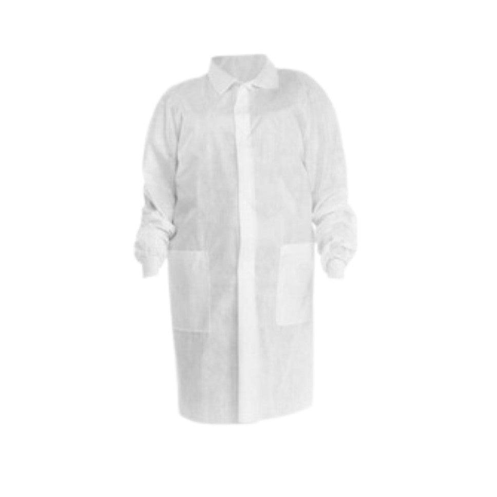 Disposable PP Non-Woven Unisex Gown S/M/L/XL – Lightweight PPE