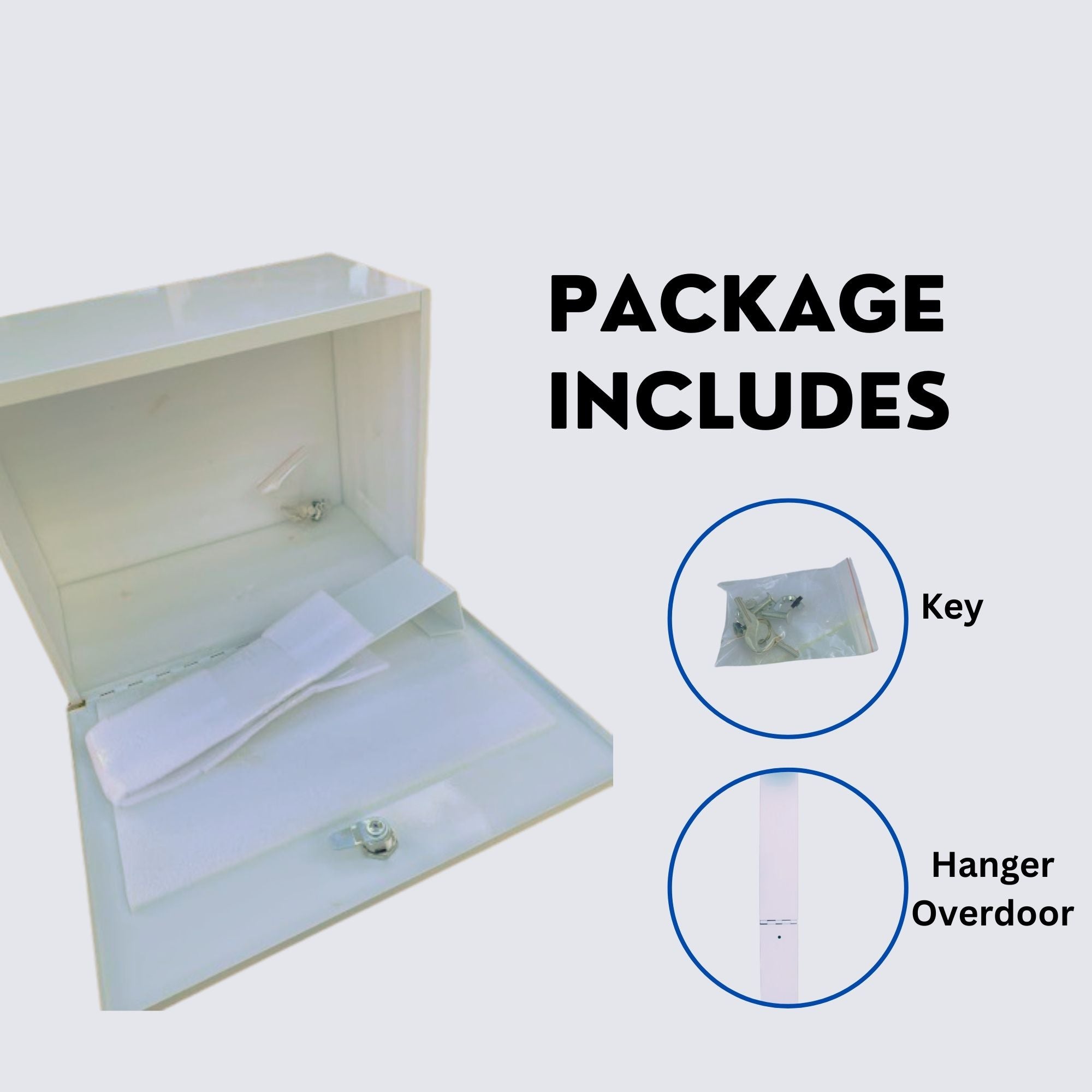 Medical Lockbox with Lock Keys | LabMedUSA Medical & Laboratory Supplies