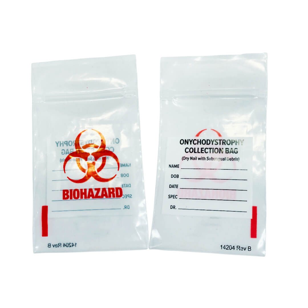 Nail Specimen Collection Ziplock Bag – 10 MIL, 2 4/9" x 4 1/2"