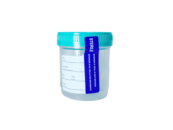 90mL Urine Specimen Cup – 53mm Leak-Proof, Sterile Container