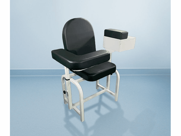 Blood Drawing Chair with Adjustable Flip-Up Armrest – Solid Phlebotomy ...