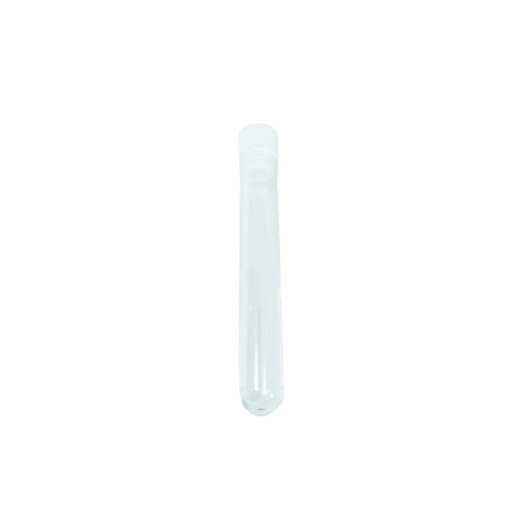 13x100mm PS Test Tube – Clear Polystyrene, Lab-Grade