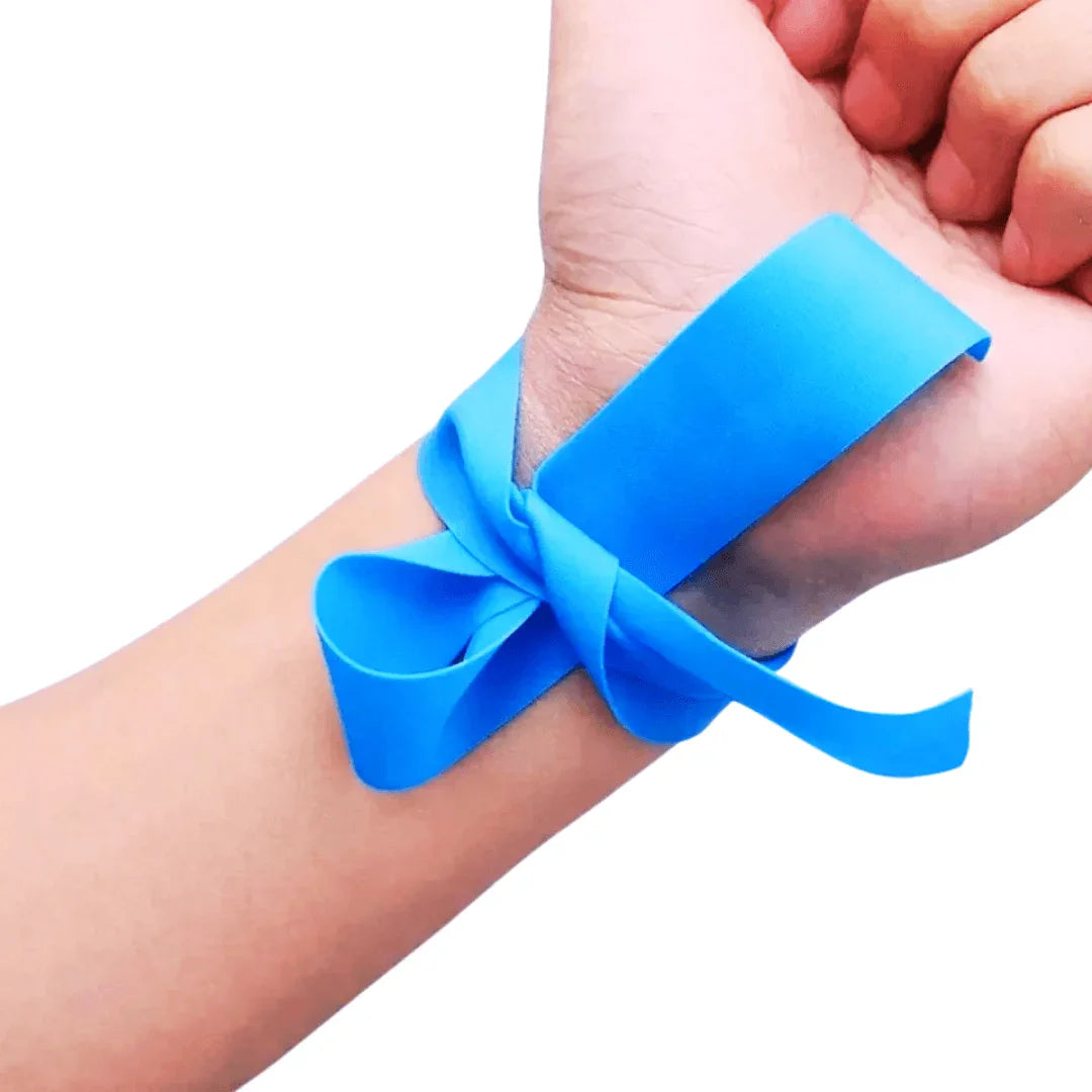 Disposable latex-free tourniquet 1x18 inch for medical use