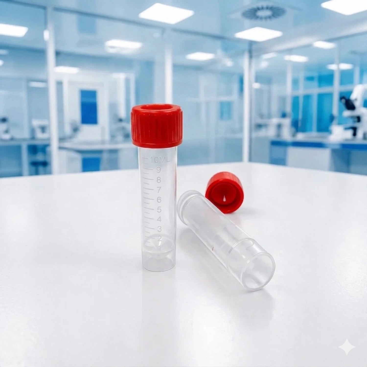 Transport Tube 10mL – Screw Cap, Sterile, Leakproof