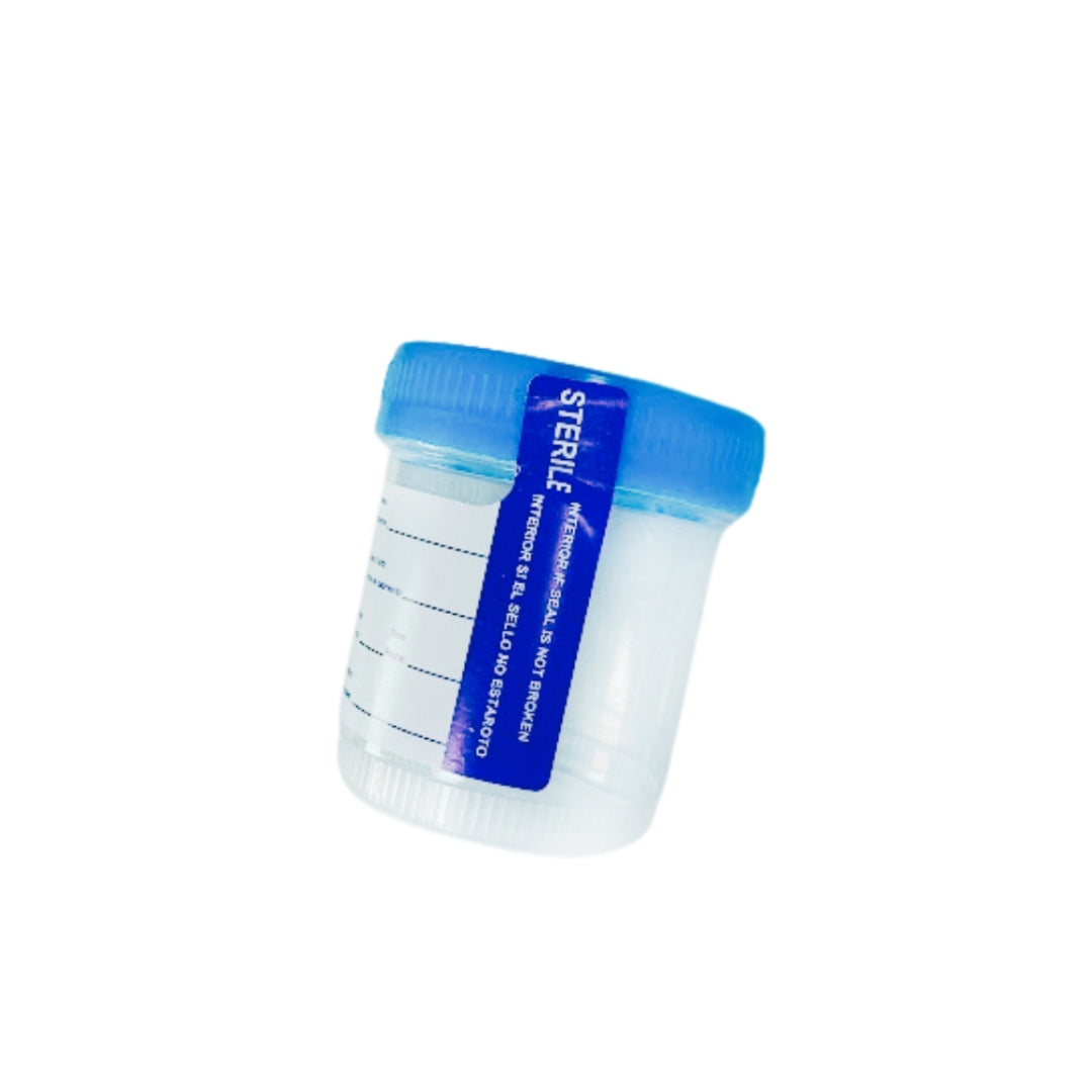 Medical-grade urine collection cup for lab and diagnostic use